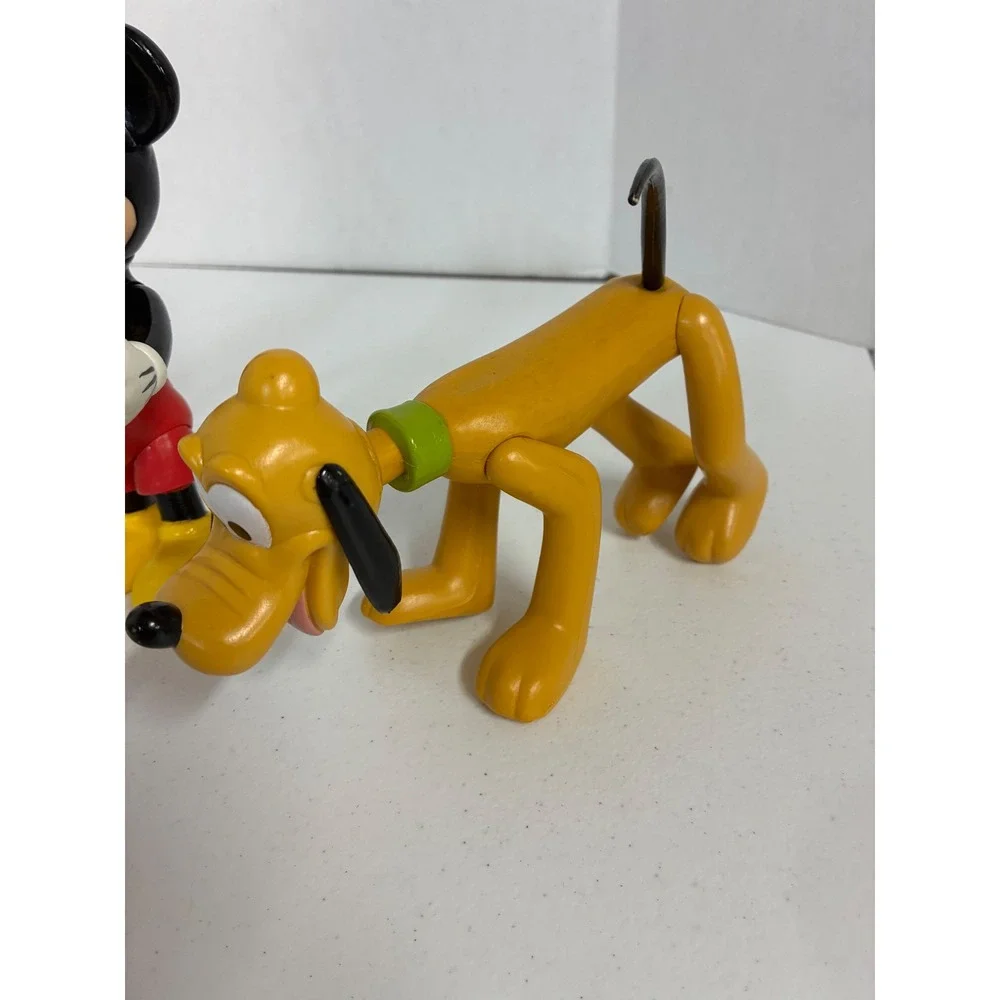 Disney Mickey Mouse Donald Duck Pluto Articulated Action Figure Toy Set 3pc